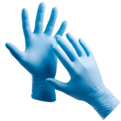 Guante Quirurgico Nitrilo Azul